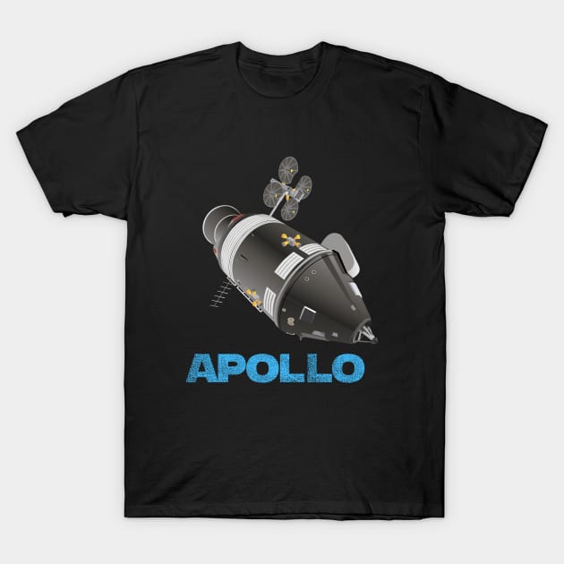 Apollo Spacecraft T-Shirt by NorseTech